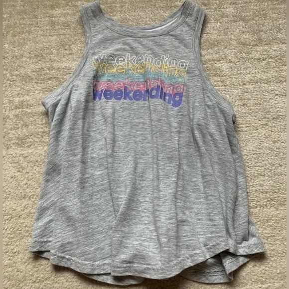 Women's Secret Treasures Size Small Tank Top Sleeveless Graphic Gray - Picture 7 of 7